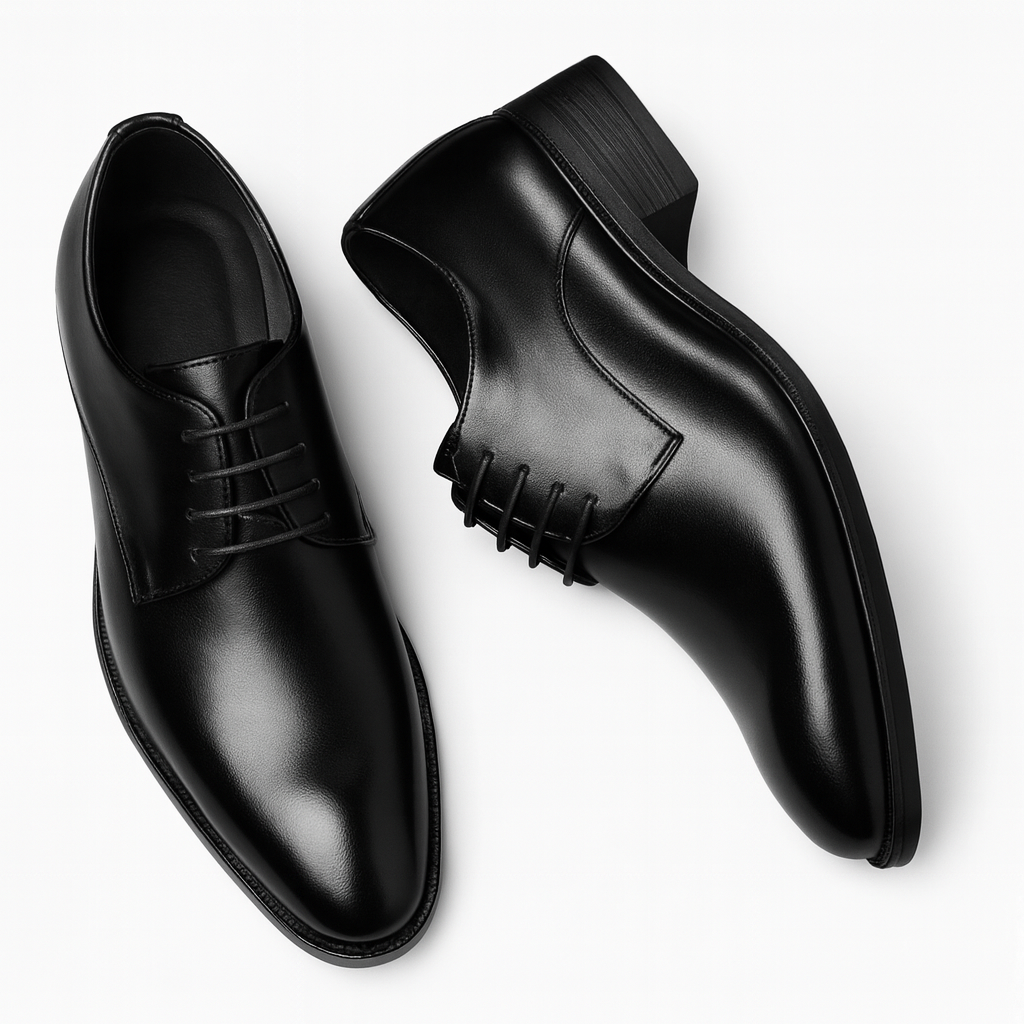 Męskie buty letnie sznurowane z przewiewnym materiałem