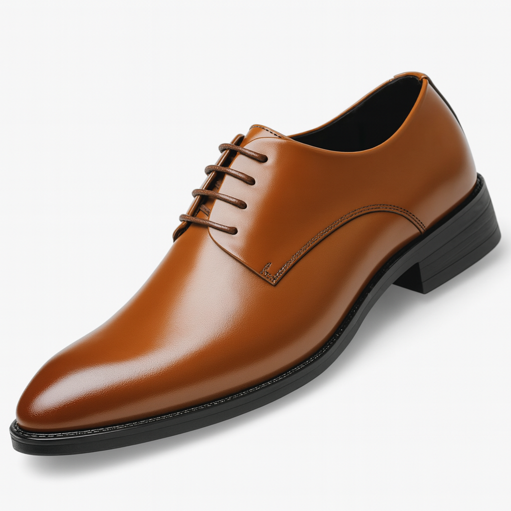 Męskie buty letnie sznurowane z przewiewnym materiałem